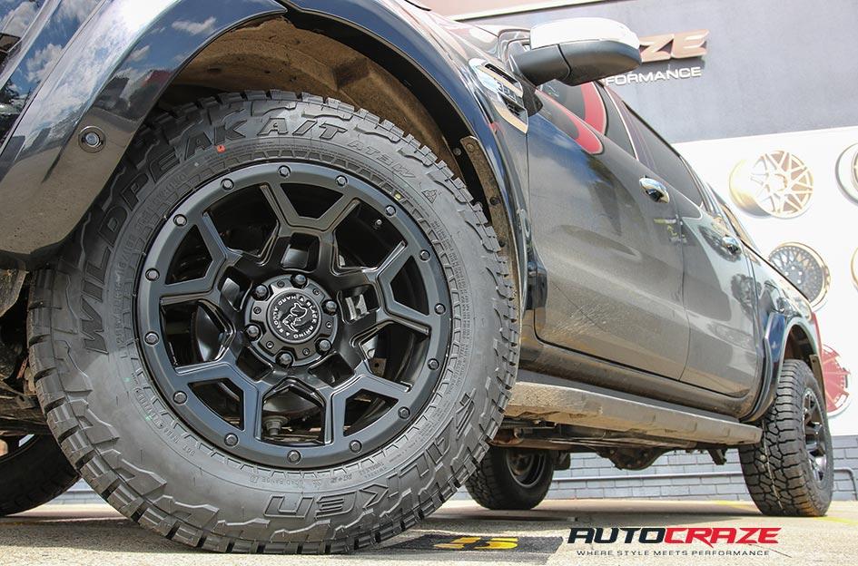 FORD RANGER OVERLAND MATTE BLACK